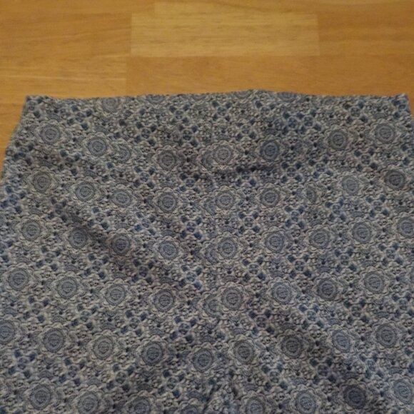 Tribal Women Pants Blue Print Size 10 Stretch - Picture 4 of 4